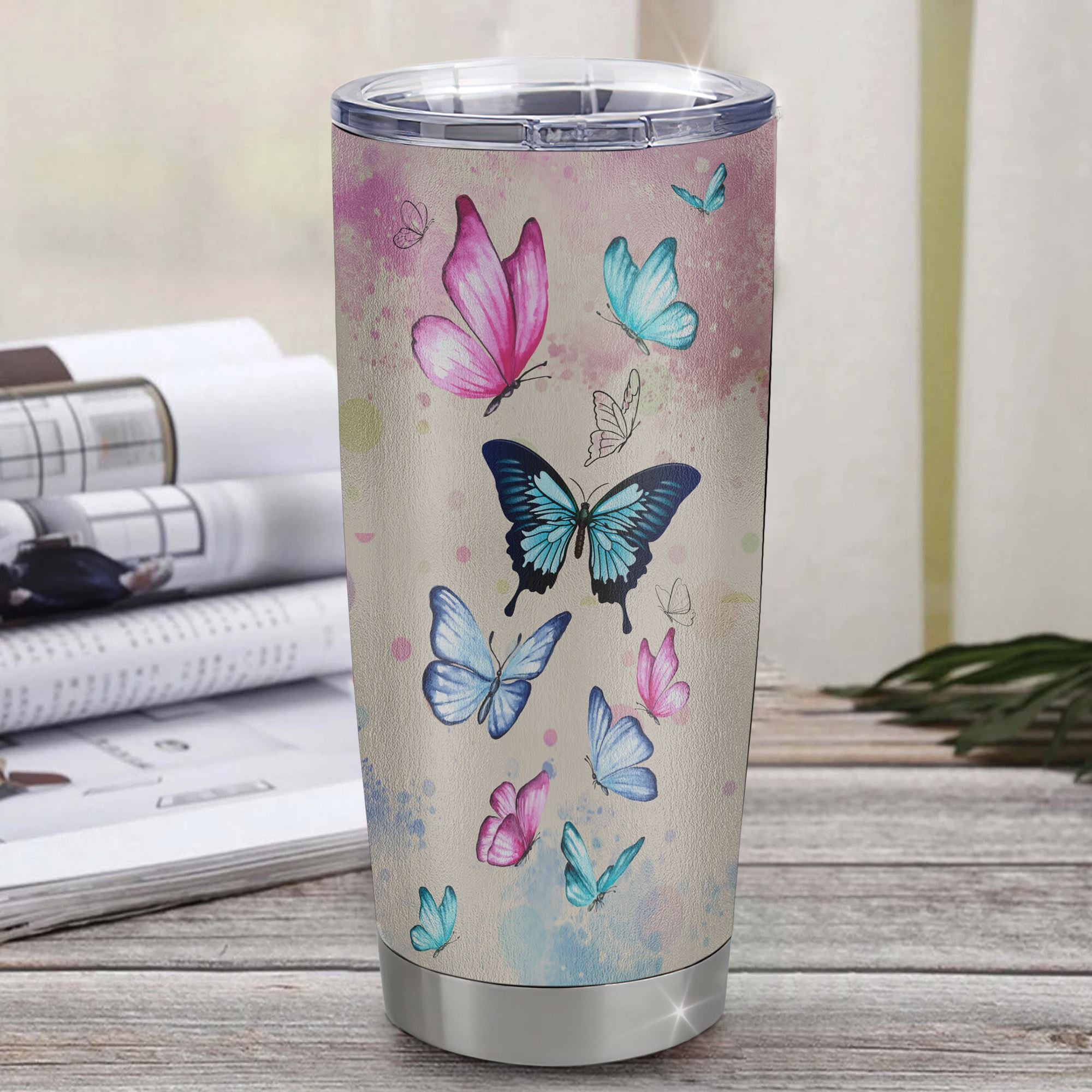 Personalized_To_My_Bonus_Daughter_Tumbler_From_Stepmom_Stainless_Steel_I_Didn_t_Give_You_The_Gift_Of_Life_Butterfly_Stepdaughter_Birthday_Christmas_Travel_Mug_Tumbler_mockup_1.jpg