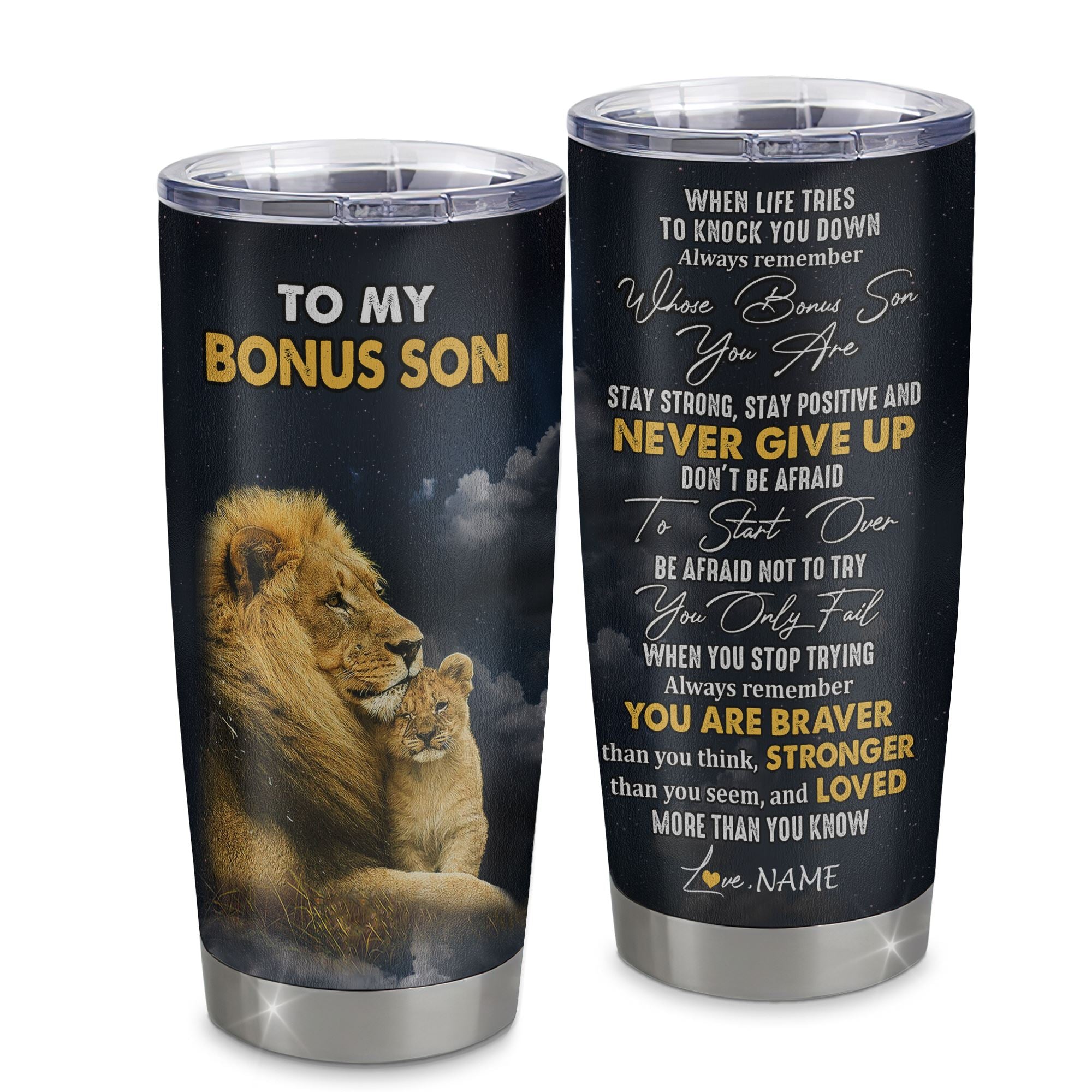 Personalized_To_My_Bonus_Son_Tumbler_From_Stepdad_Stepfather_Stainless_Steel_Cup_Lion_Never_Give_Up_Stepson_Birthday_Graduation_Christmas_Travel_Mug_Tumbler_mockup_1.jpg