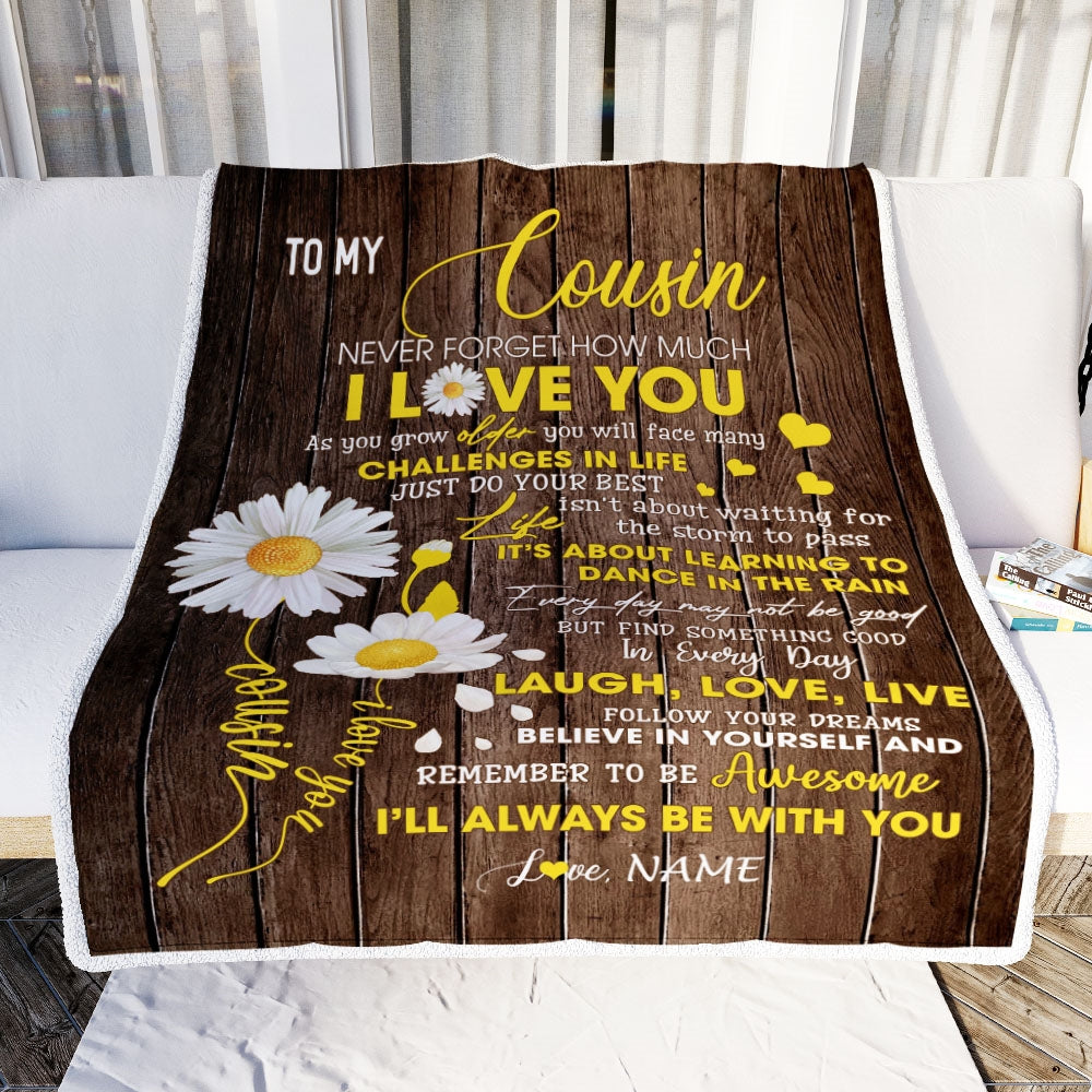 Personalized_To_My_Cousin_Blanket_From_Family_Never_Forget_I_Love_You_Daisy_Cousin_Birthday_Graduation_Christmas_Customized_Bed_Fleece_Throw_Blanket_Blanket_mockup_1.jpg