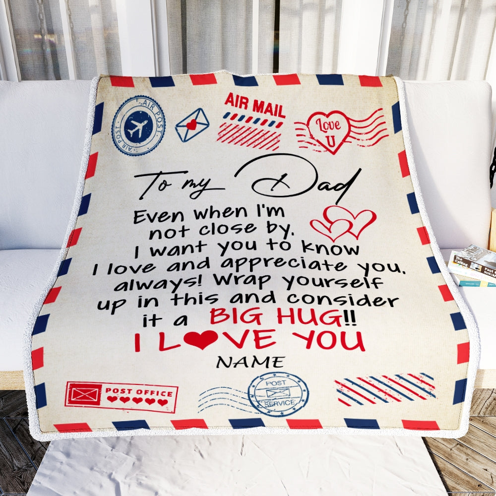 Personalized_To_My_Dad_Blanket_From_Daughter_Son_I_Love_You_Hugs_Air_Mail_Letter_Birthday_Fathers_Day_Christmas_Thanksgiving_Customized_Fleece_Blanket_Blanket_mockup_1.jpg