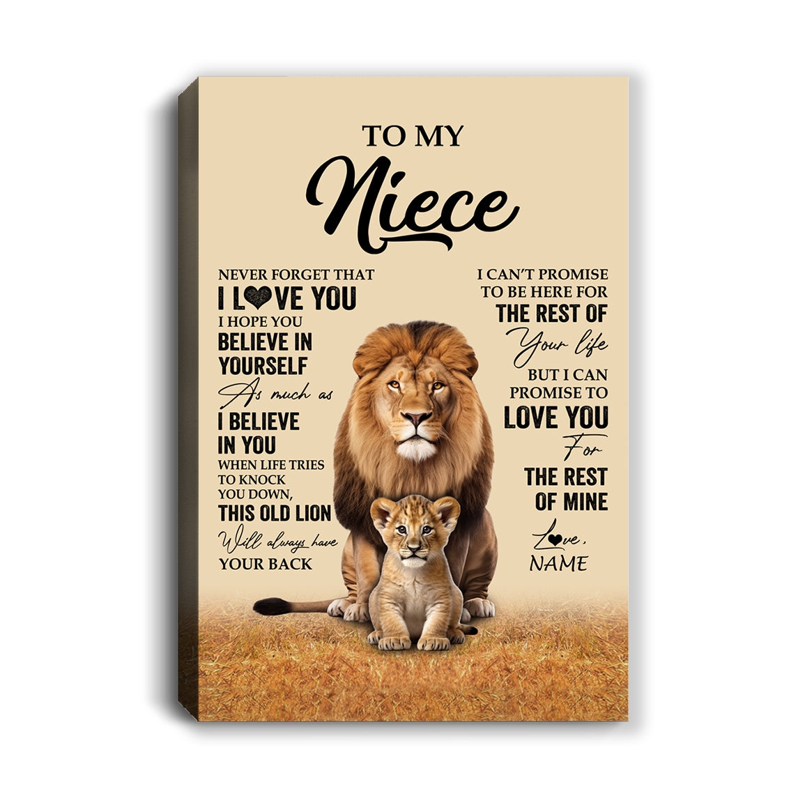 Personalized_To_My_Niece_Canvas_From_Uncle_Lion_Never_Forget_That_I_Love_You_Niece_Birthday_Gifts_Graduation_Christmas_Custom_Wall_Art_Print_Framed_Canvas_Canvas_mockup_1.jpg