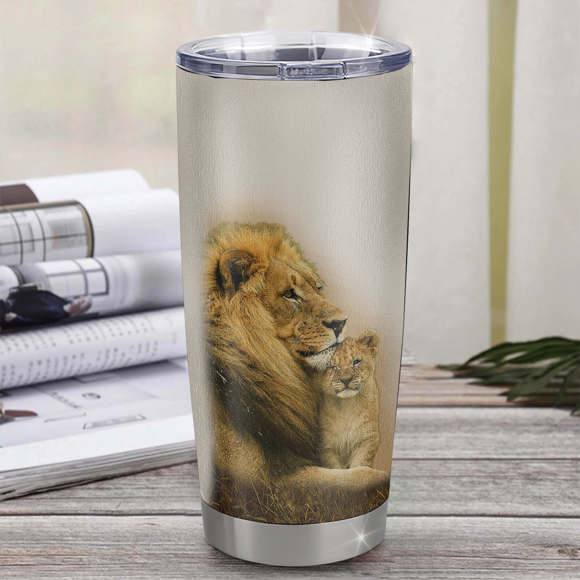 Personalized_To_My_Niece_Tumbler_From_Uncle_Stainless_Steel_Cup_Lion_Never_Feel_That_You_Are_Alone_Great_Niece_Pendant_Birthday_Christmas_Travel_Mug_Tumbler_mockup_1.jpg