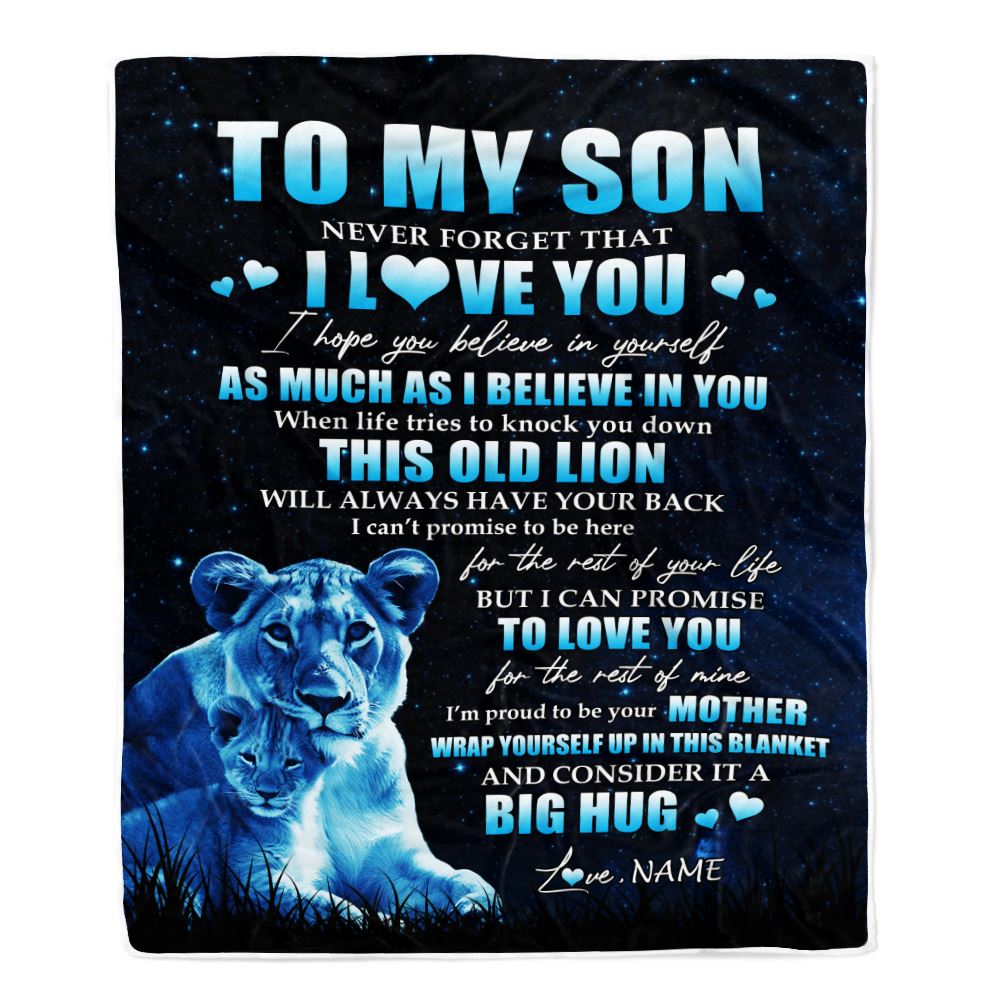 Personalized_To_My_Son_Lion_Blanket_From_Mom_Mother_Never_Forget_I_Love_You_Son_Birthday_Graduation_Christmas_Customized_Bed_Fleece_Throw_Blanket_Blanket_mockup_1.jpg