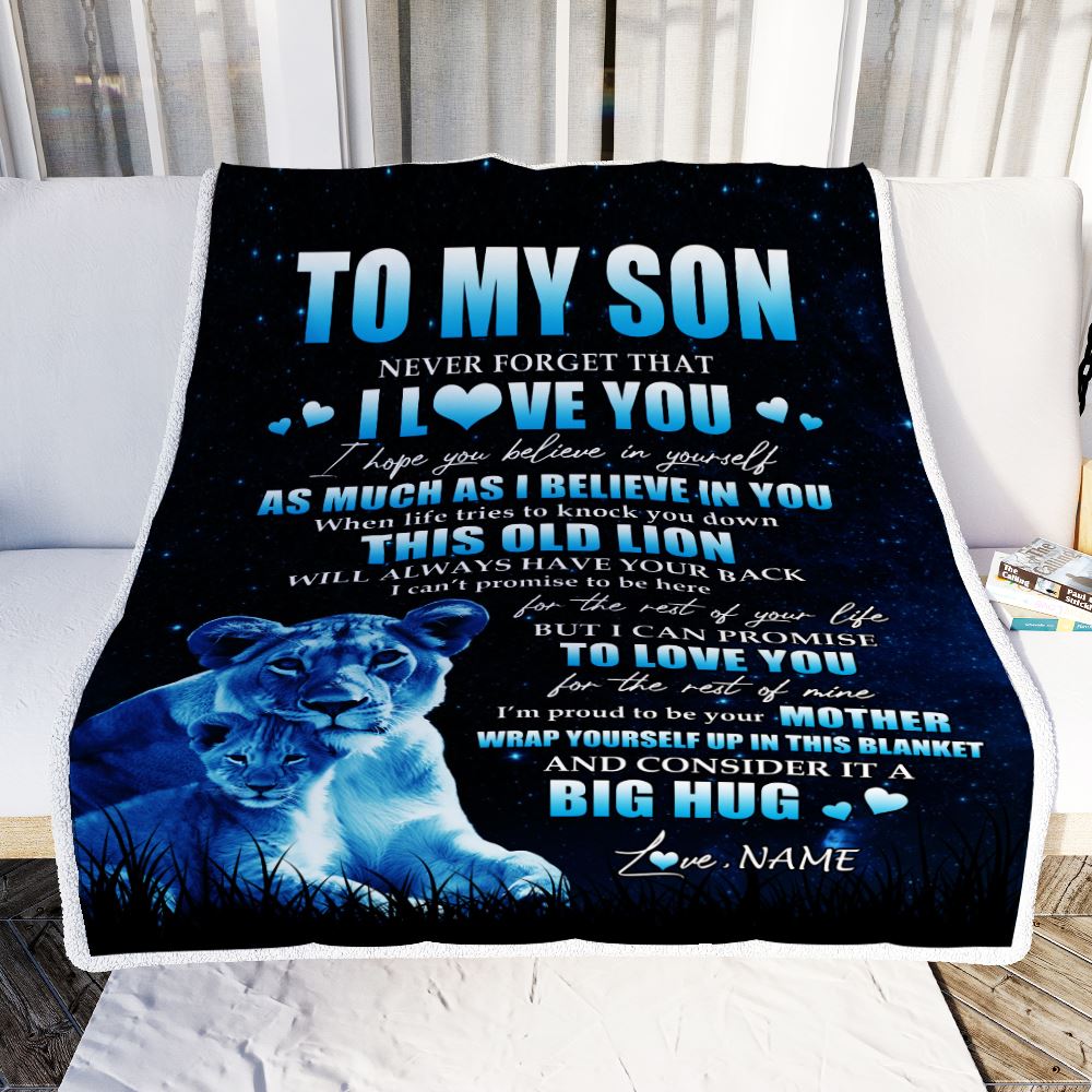 Personalized_To_My_Son_Lion_Blanket_From_Mom_Mother_Never_Forget_I_Love_You_Son_Birthday_Graduation_Christmas_Customized_Bed_Fleece_Throw_Blanket_Blanket_mockup_1.jpg