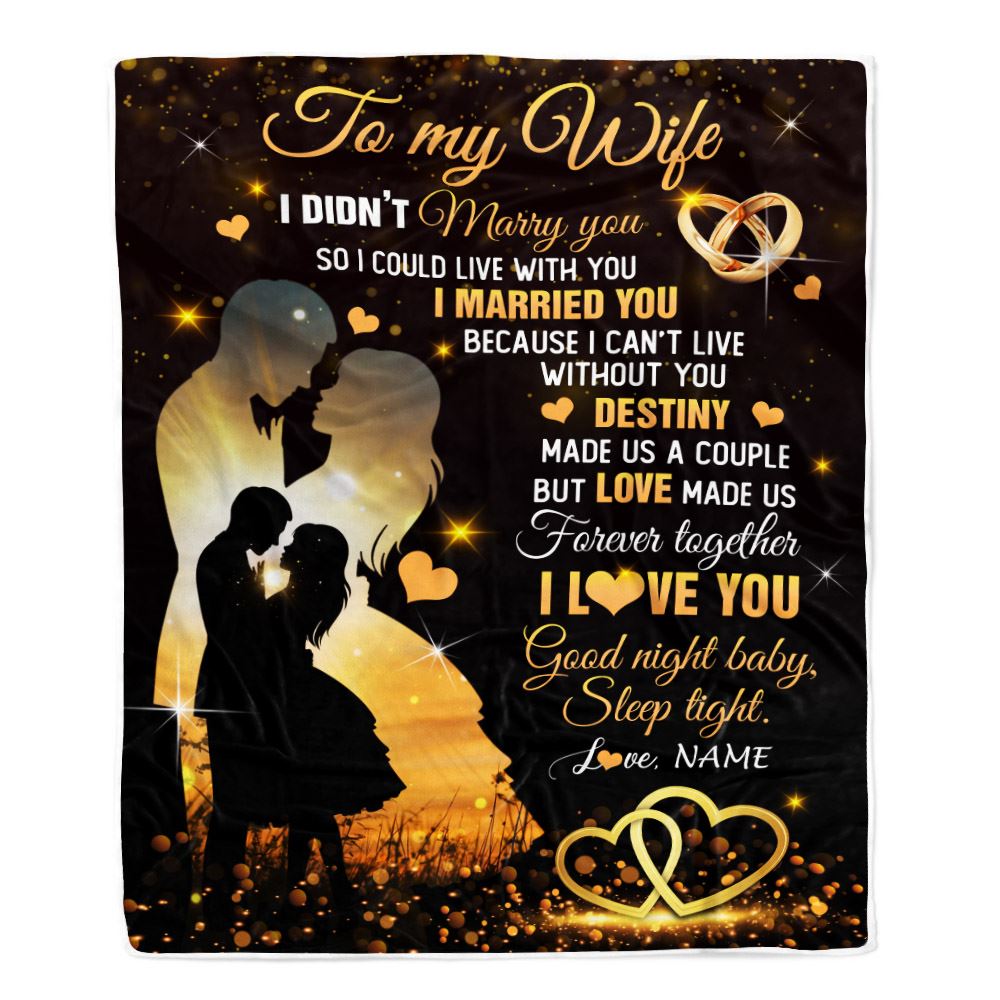 Personalized_To_My_Wife_Blanket_From_Husband_I_Didn_t_Marry_You_Romantic_Wife_Valentines_Day_Birthday_Anniversary_Christmas_Customized_Gift_Fleece_Blanket_Blanket_mockup_1.jpg