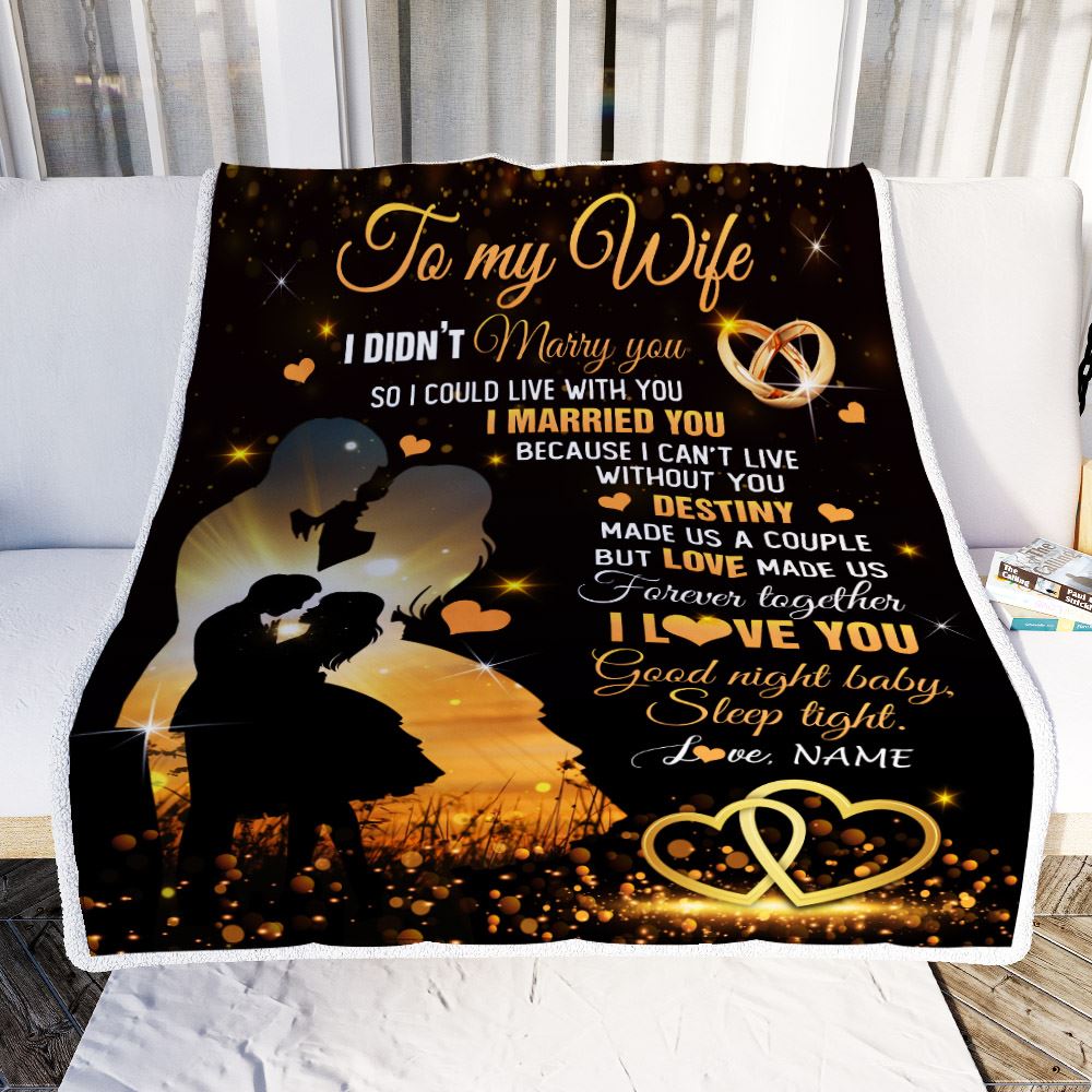 Personalized_To_My_Wife_Blanket_From_Husband_I_Didn_t_Marry_You_Romantic_Wife_Valentines_Day_Birthday_Anniversary_Christmas_Customized_Gift_Fleece_Blanket_Blanket_mockup_1.jpg