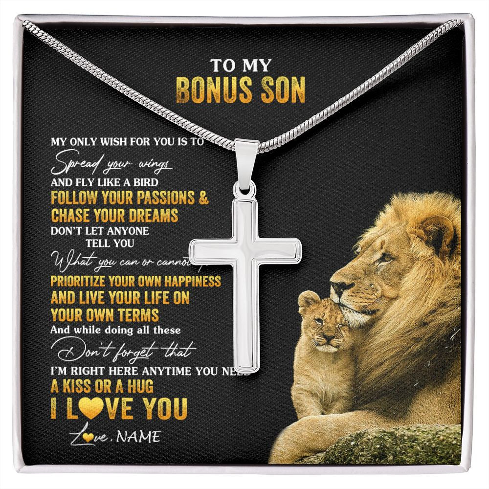 Personalized_To_My_Bonus_Son_Necklace_From_Stepdad_Lion_My_Only_Wish_For_You_Stepson_Birthday_Graduation_Christmas_Customized_Gift_Box_Message_Card_Stainless_Cross_Necklace_Standard_B-1.jpg