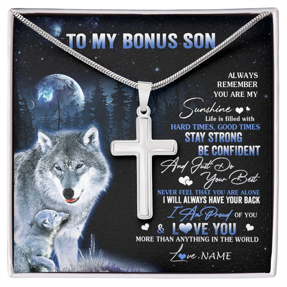 Personalized_To_My_Bonus_Son_Wolf_Necklace_From_Step_Mom_Stepdad_Always_Remember_Step_Son_Birthday_Graduation_Christmas_Customized_Gift_Box_Message_Card_Stainless_Cross_Necklace_Stand-1.jpg