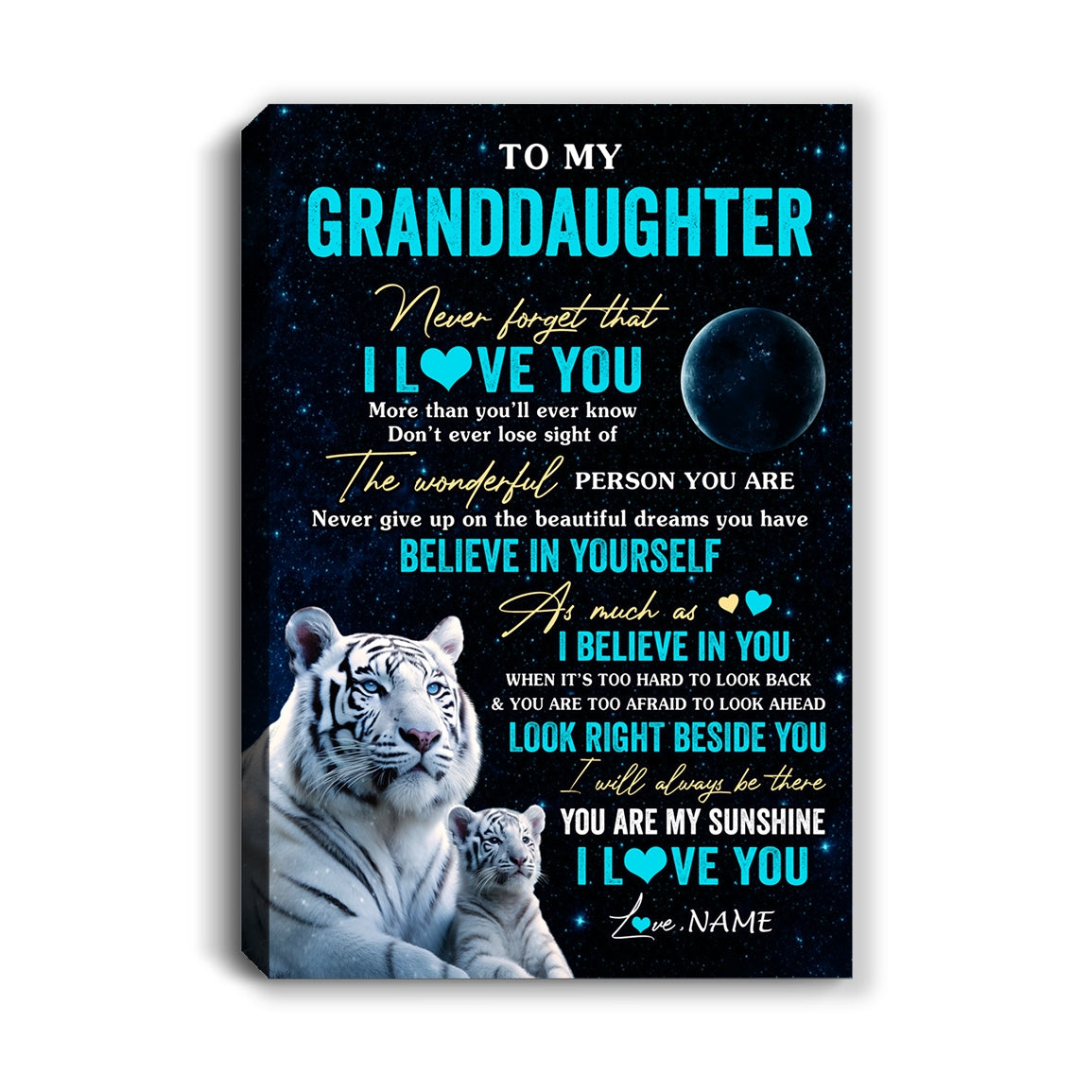 Personalized_To_My_Granddaughter_Canvas_From_Grandma_Nana_Never_Forget_I_Love_You_White_Tiger_Granddaughter_Birthday_Gifts_Christmas_Custom_Wall_Art_Print_Framed_Canvas_Canvas_mockup-1.jpg