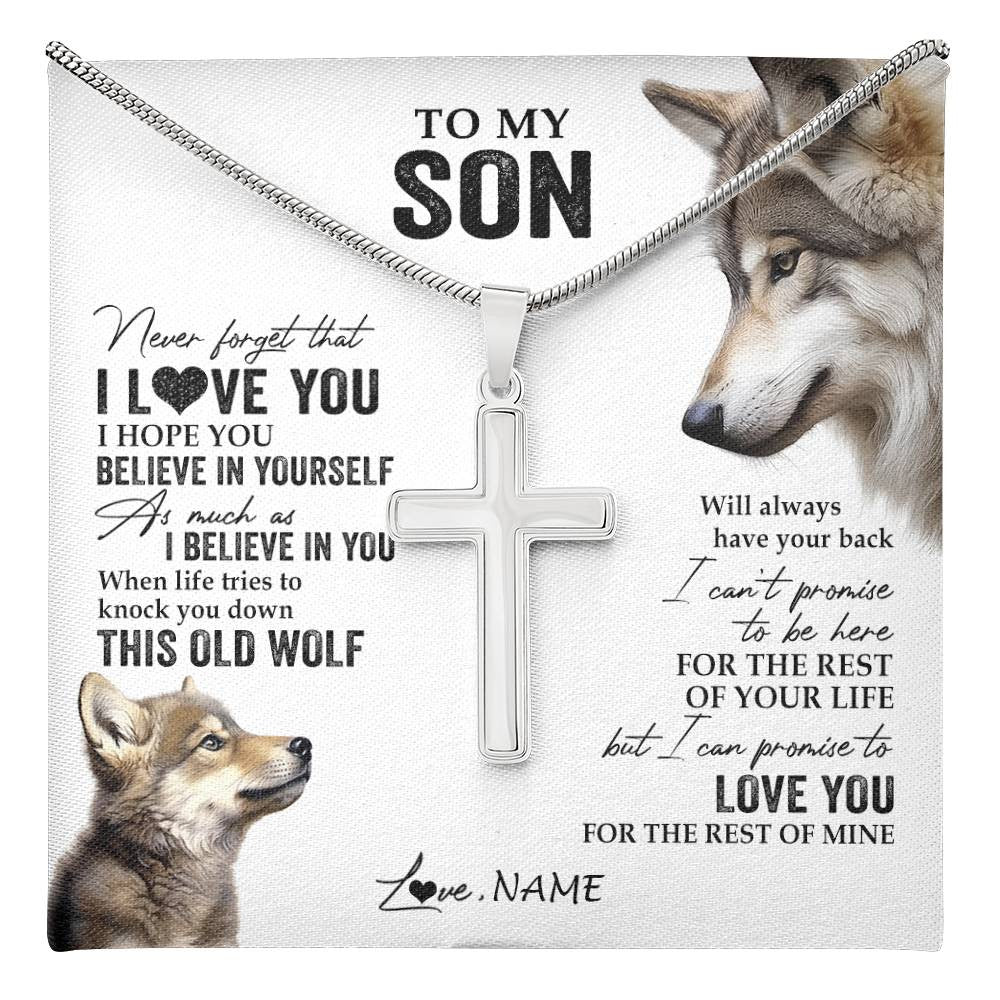 Personalized_To_My_Son_Necklace_From_Mom_Dad_Mother_Father_This_Old_Wolf_Love_You_Son_Birthday_Graduation_Christmas_Customized_Gift_Box_Message_Card_Stainless_Cross_Necklace_Stainless-1.jpg